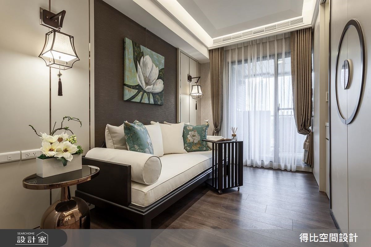 13坪新成屋(5年以下)＿新中式風客廳案例圖片＿得比空間設計有限公司＿得比_47之4