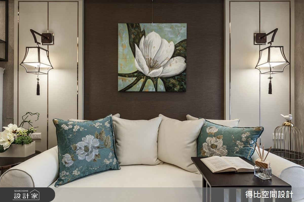 13坪新成屋(5年以下)＿新中式風客廳案例圖片＿得比空間設計有限公司＿得比_47之5