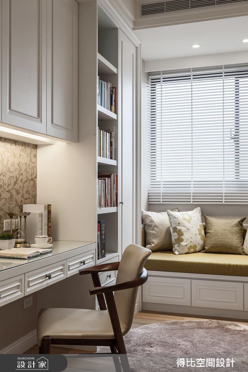 24坪新成屋(5年以下)＿美式風書房臥榻案例圖片＿得比空間設計有限公司＿得比_48之9