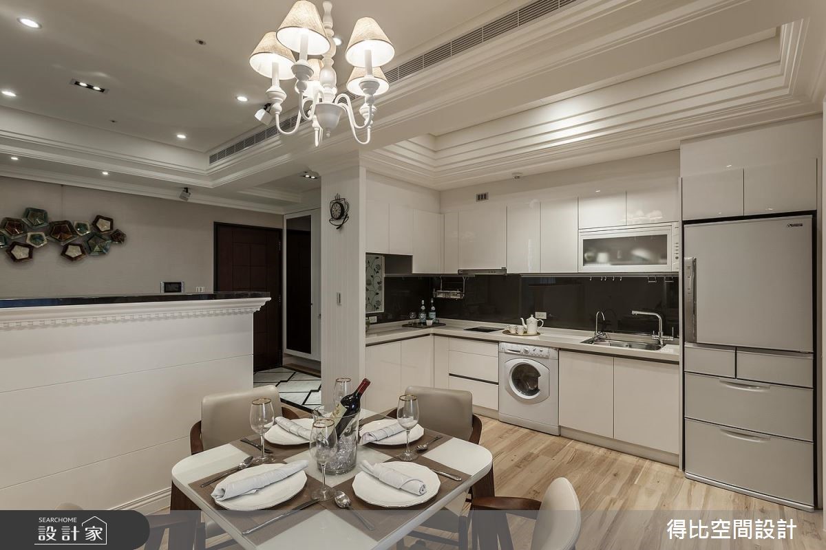 24坪新成屋(5年以下)＿美式風餐廳廚房案例圖片＿得比空間設計有限公司＿得比_48之4
