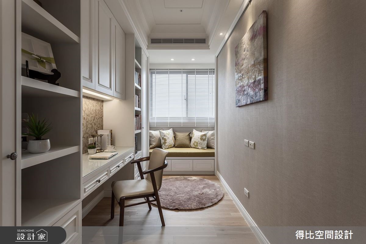 24坪新成屋(5年以下)＿美式風書房臥榻案例圖片＿得比空間設計有限公司＿得比_48之8