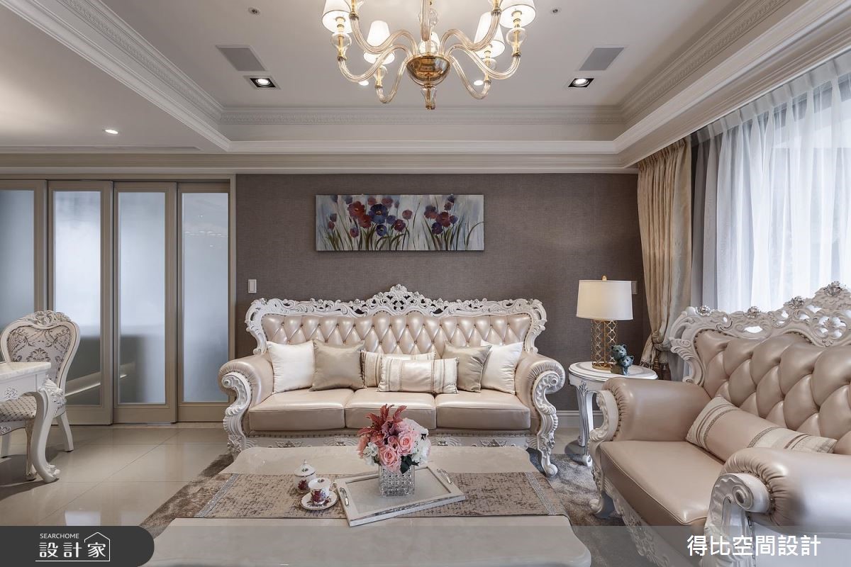 42坪新成屋(5年以下)＿新古典客廳案例圖片＿得比空間設計有限公司＿得比_53之4