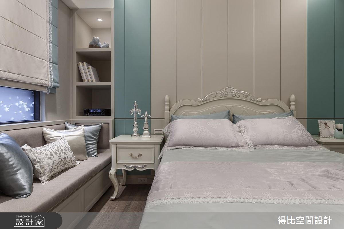 42坪新成屋(5年以下)＿新古典臥室臥榻案例圖片＿得比空間設計有限公司＿得比_53之21