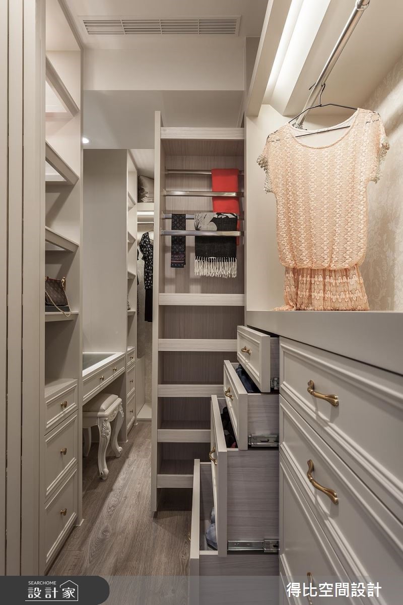 42坪新成屋(5年以下)＿新古典更衣間案例圖片＿得比空間設計有限公司＿得比_53之26