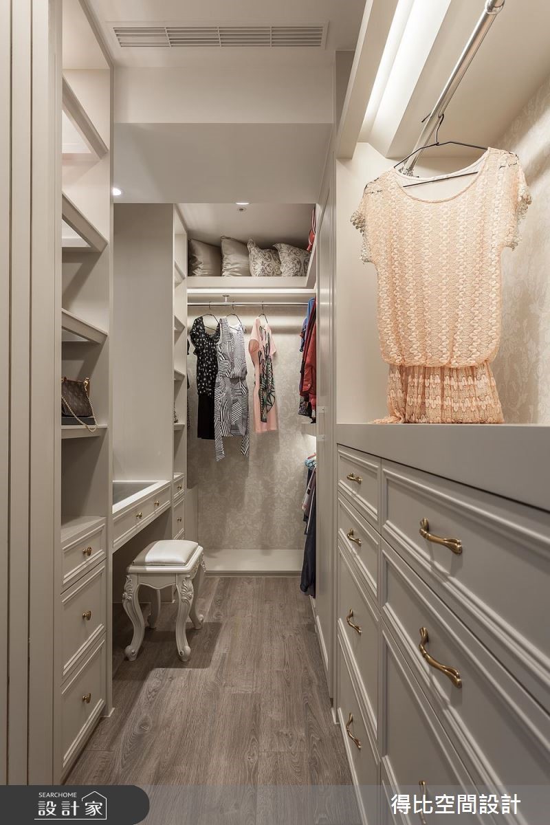 42坪新成屋(5年以下)＿新古典更衣間案例圖片＿得比空間設計有限公司＿得比_53之25