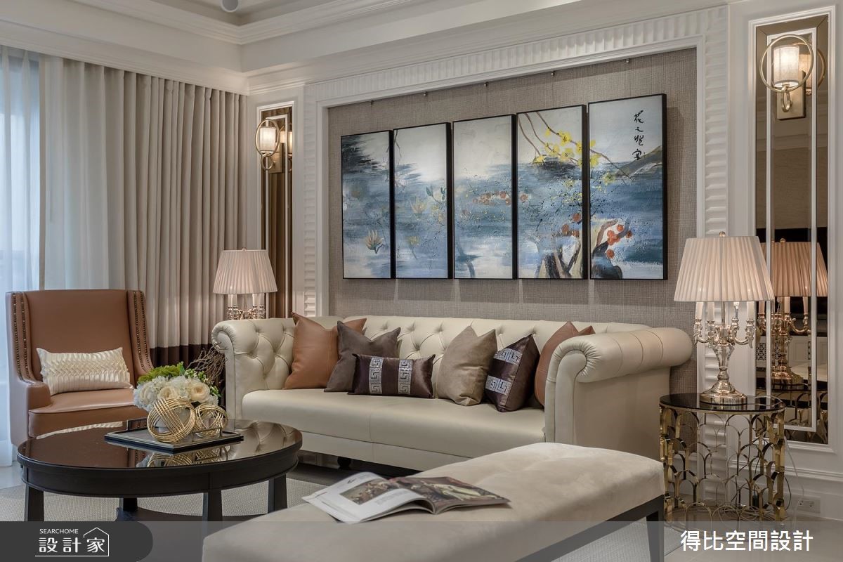 52坪新成屋(5年以下)＿新古典客廳案例圖片＿得比空間設計有限公司＿得比_54之5