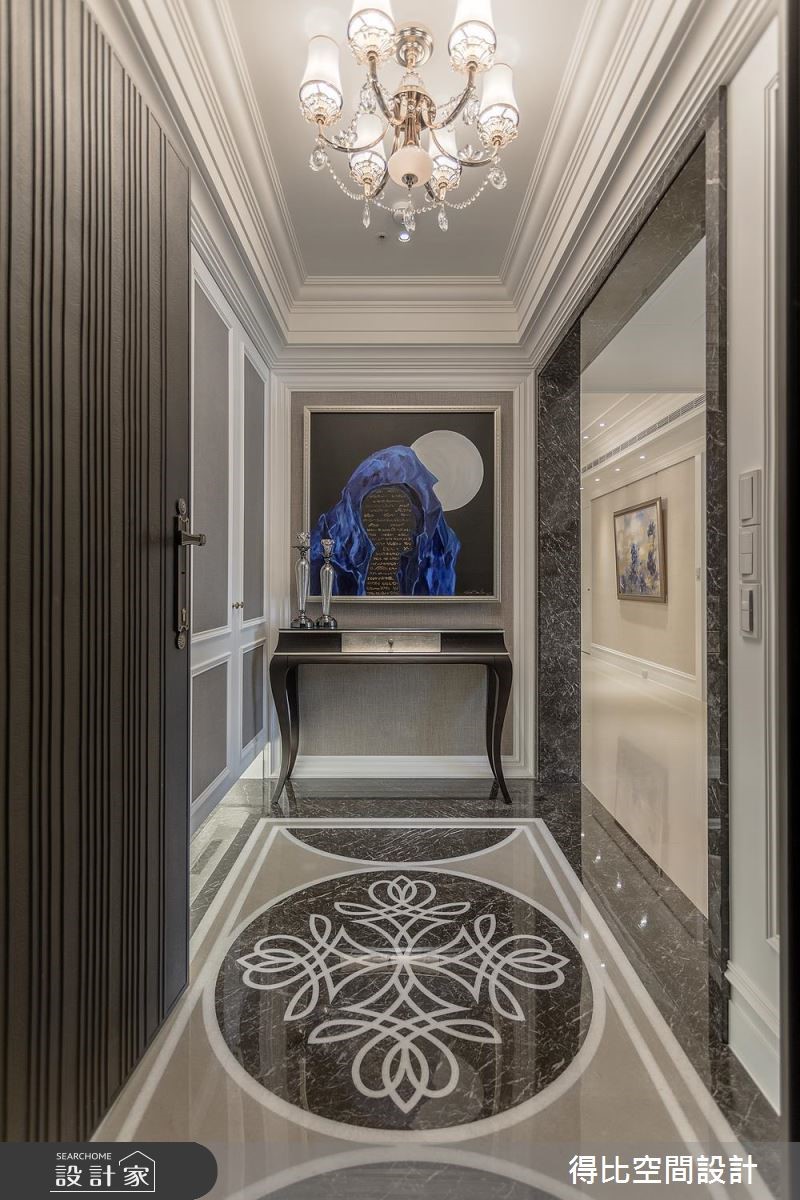 52坪新成屋(5年以下)＿新古典玄關案例圖片＿得比空間設計有限公司＿得比_54之1