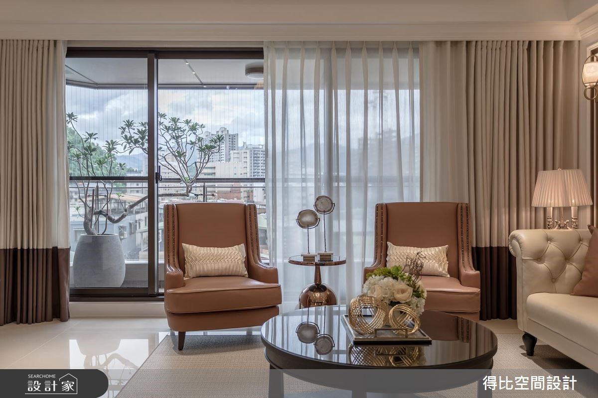 52坪新成屋(5年以下)＿新古典客廳案例圖片＿得比空間設計有限公司＿得比_54之4
