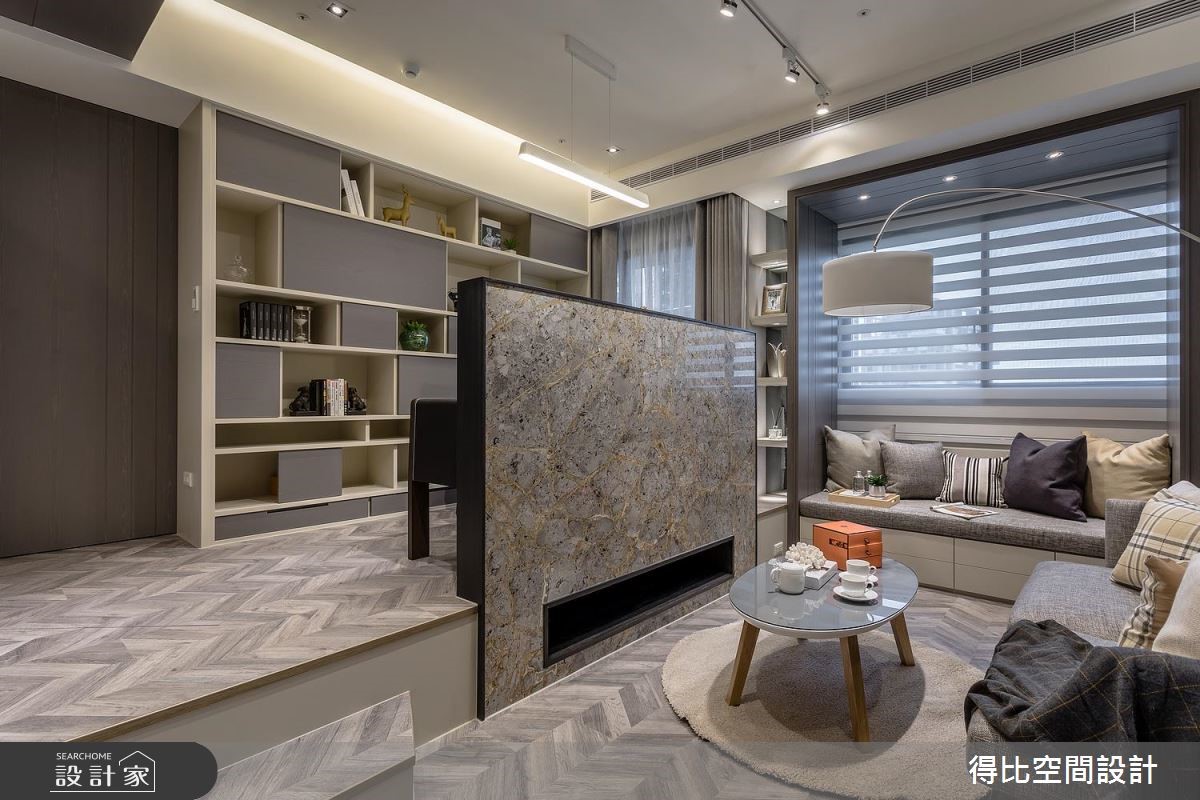 17坪新成屋(5年以下)＿現代風客廳書房案例圖片＿得比空間設計有限公司＿得比_56之2