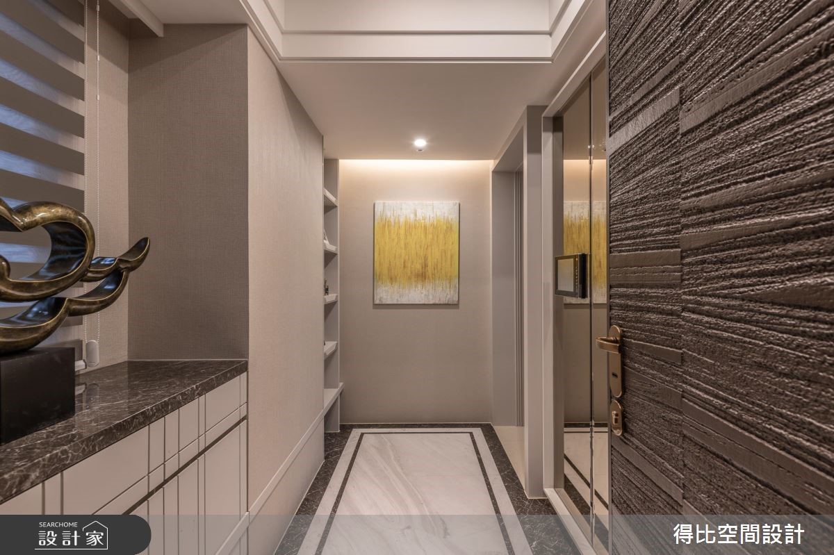 26坪新成屋(5年以下)＿新古典玄關案例圖片＿得比空間設計有限公司＿得比_61之1