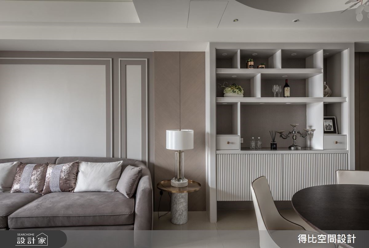 26坪新成屋(5年以下)＿新古典客廳餐廳案例圖片＿得比空間設計有限公司＿得比_61之5