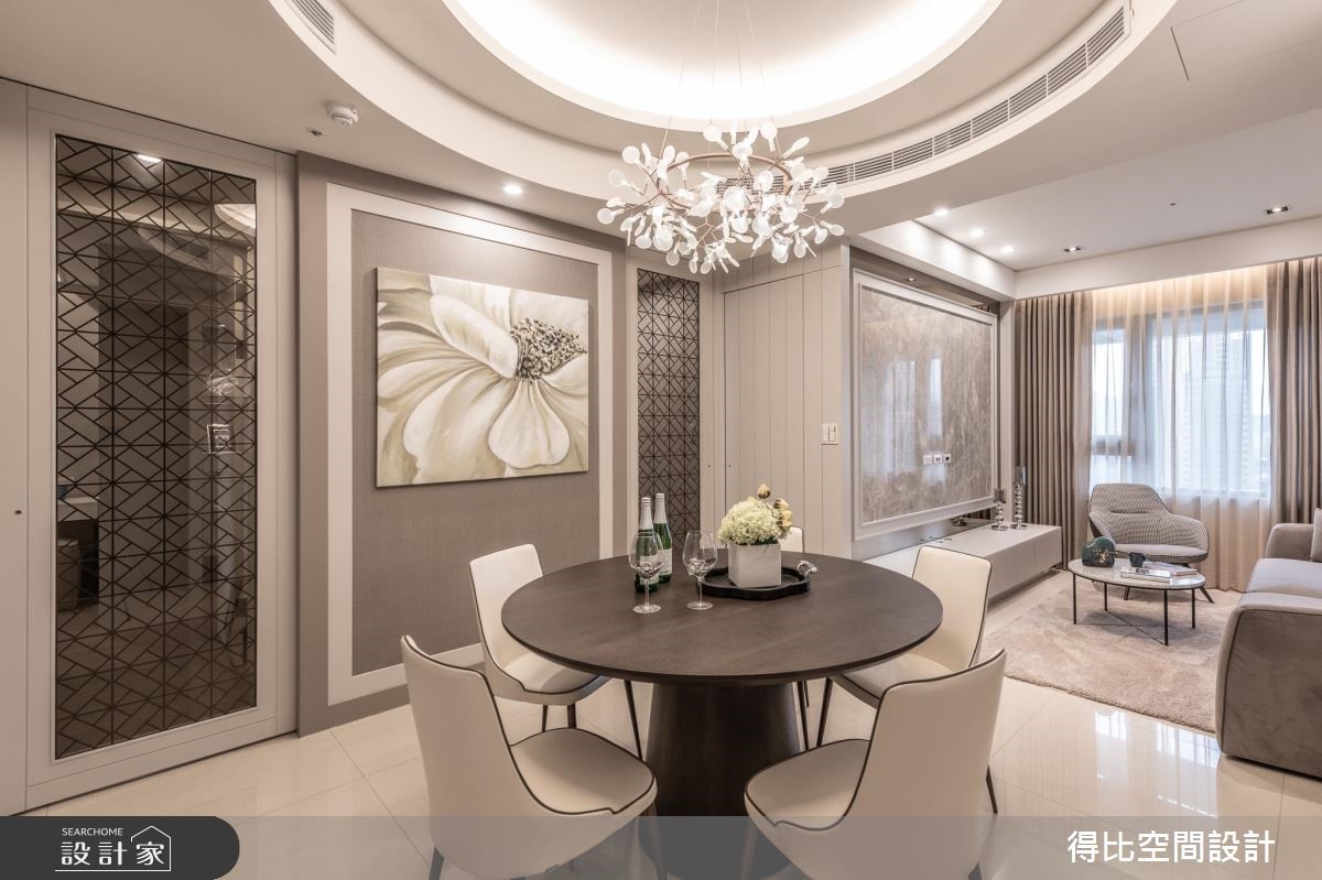 26坪新成屋(5年以下)＿新古典客廳餐廳案例圖片＿得比空間設計有限公司＿得比_61之7