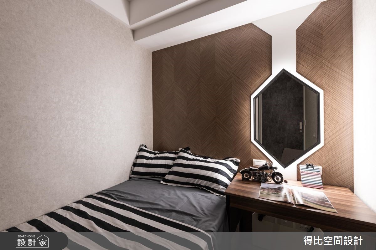 13坪新成屋(5年以下)＿工業風臥室客房案例圖片＿得比空間設計有限公司＿得比_62之12
