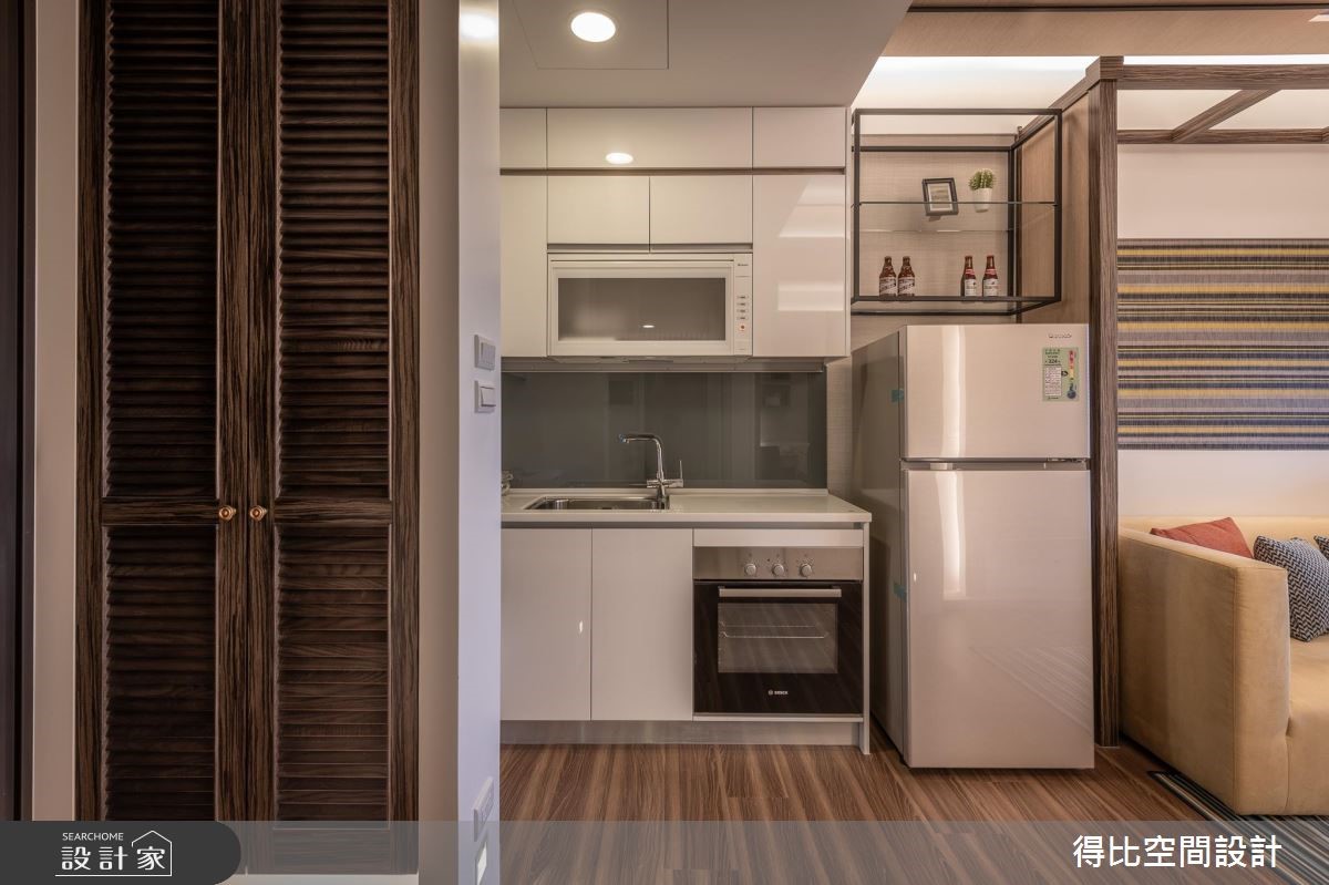 13坪新成屋(5年以下)＿休閒風客廳廚房案例圖片＿得比空間設計有限公司＿得比_65之7