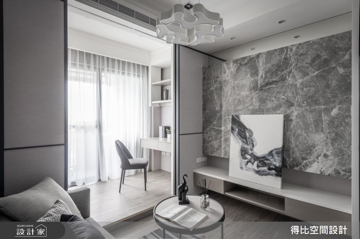 13坪新成屋(5年以下)＿現代風客廳書房案例圖片＿得比空間設計有限公司＿得比_66之4