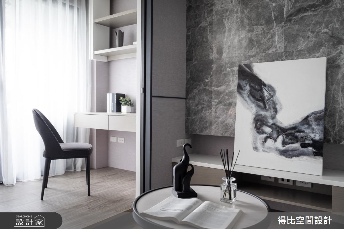 13坪新成屋(5年以下)＿現代風客廳書房案例圖片＿得比空間設計有限公司＿得比_66之10