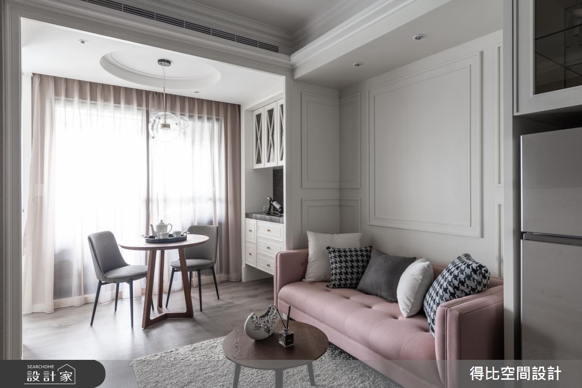 13坪新成屋(5年以下)＿美式風客廳餐廳案例圖片＿得比空間設計有限公司＿得比_68之2