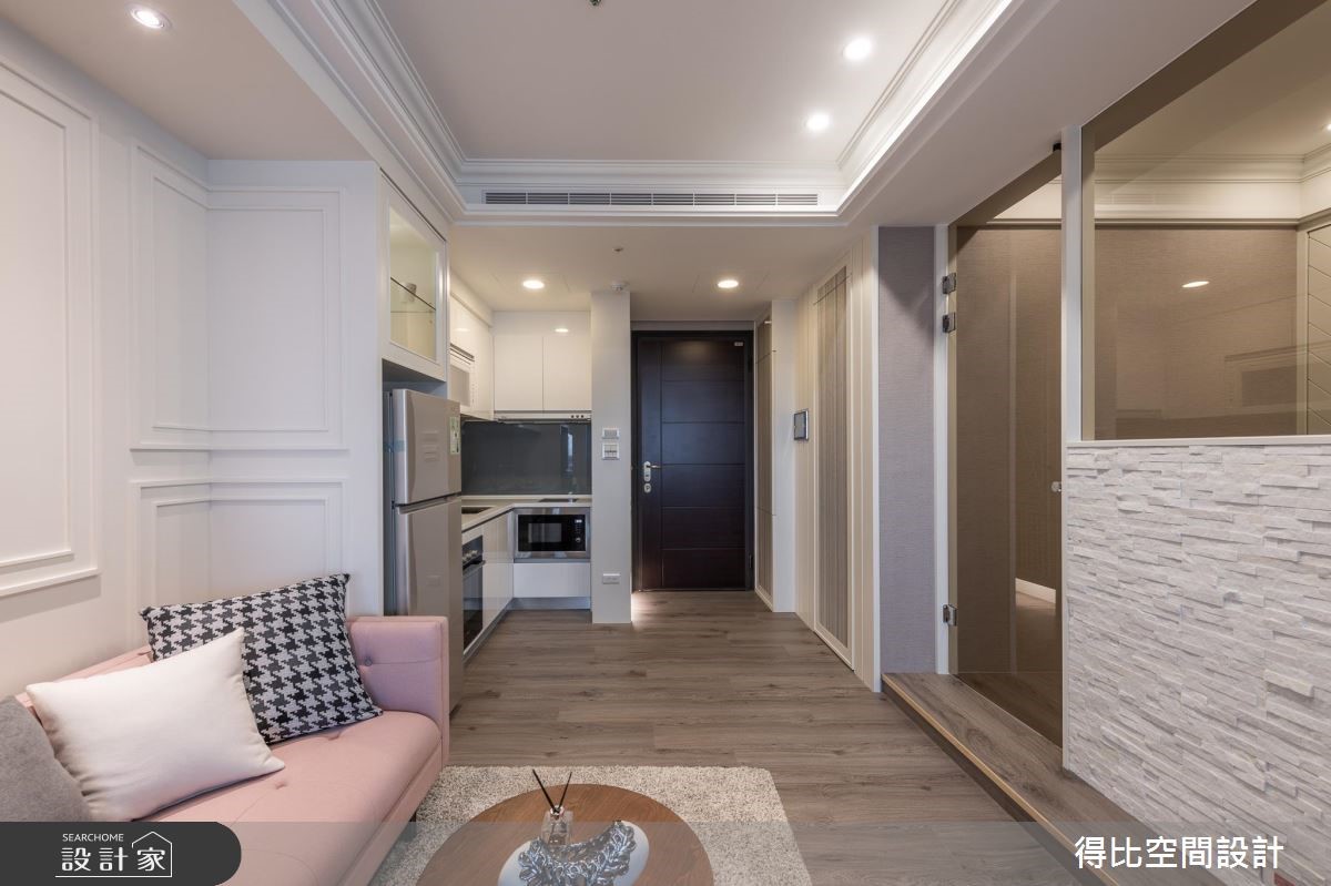 13坪新成屋(5年以下)＿美式風玄關客廳廚房案例圖片＿得比空間設計有限公司＿得比_68之9