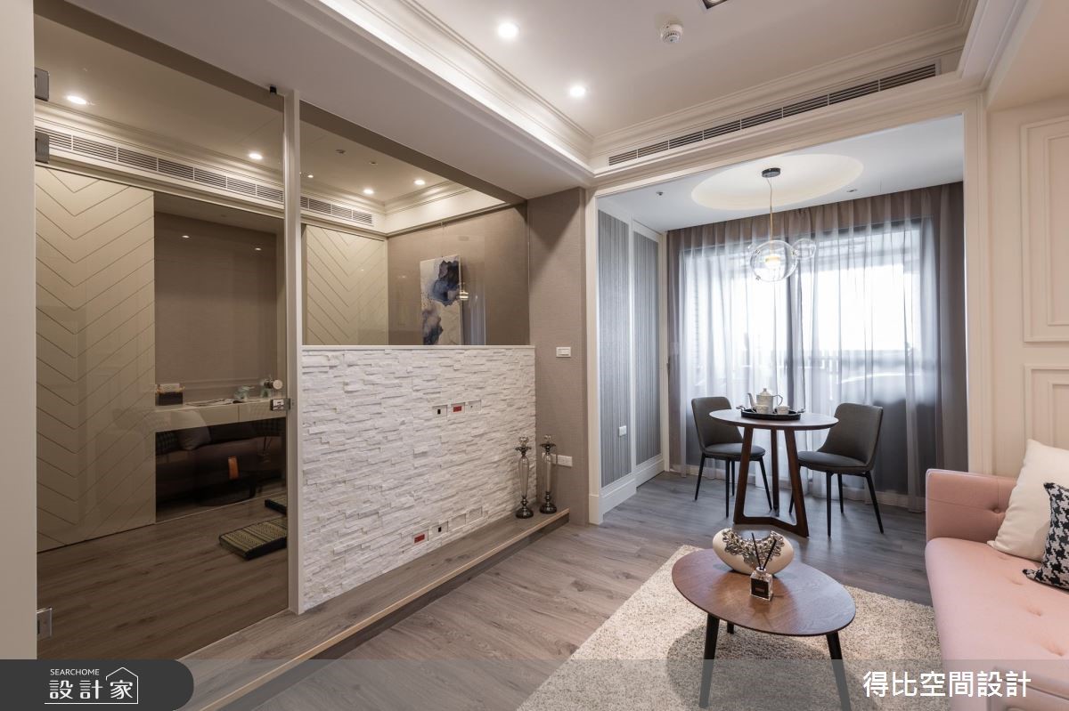 13坪新成屋(5年以下)＿美式風客廳餐廳書房案例圖片＿得比空間設計有限公司＿得比_68之10