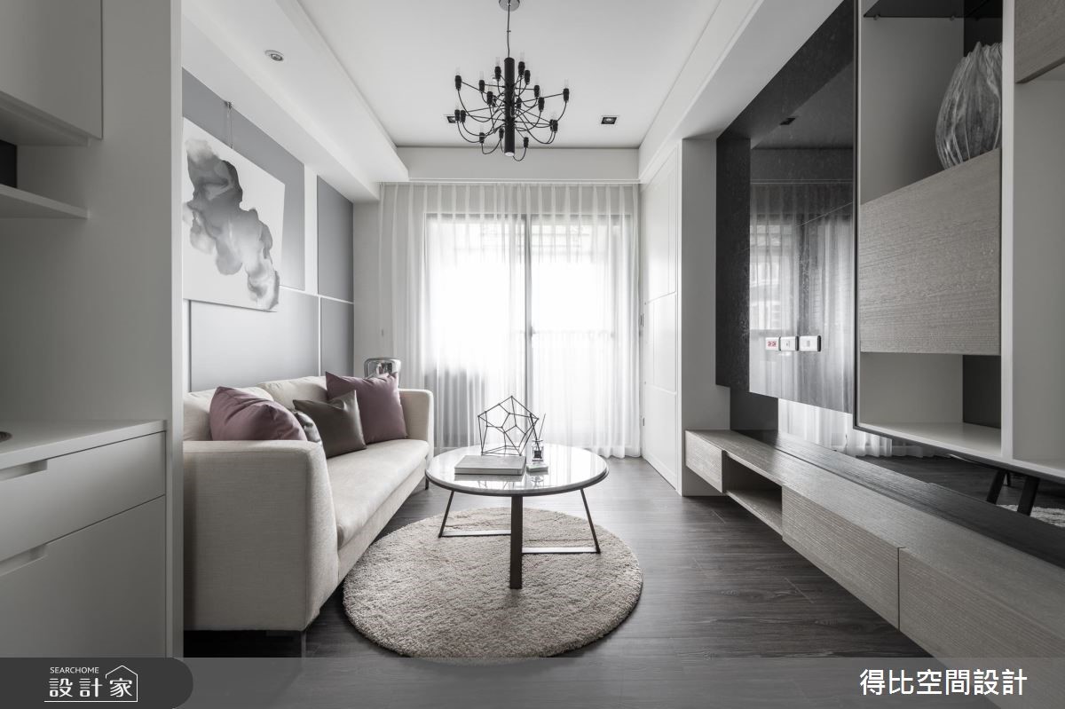 13坪新成屋(5年以下)＿現代風客廳案例圖片＿得比空間設計有限公司＿得比_69之1