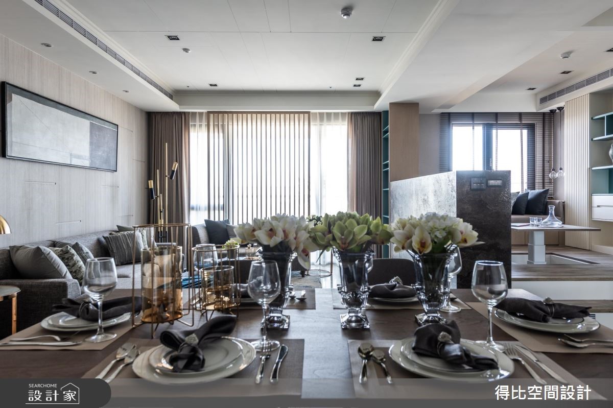35坪新成屋(5年以下)＿現代風餐廳案例圖片＿得比空間設計有限公司＿得比_70之2