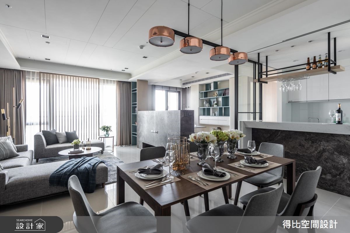 35坪新成屋(5年以下)＿現代風餐廳案例圖片＿得比空間設計有限公司＿得比_70之1