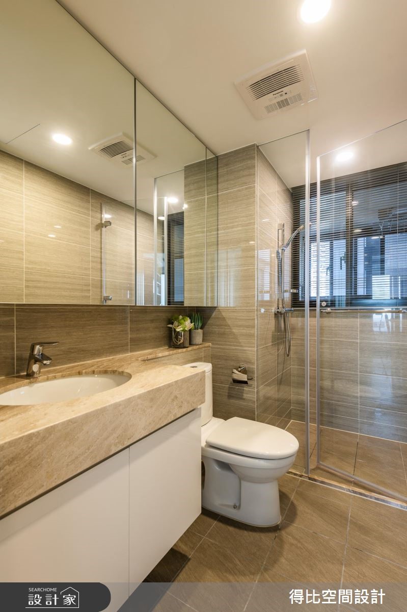 35坪新成屋(5年以下)＿現代風浴室案例圖片＿得比空間設計有限公司＿得比_70之30