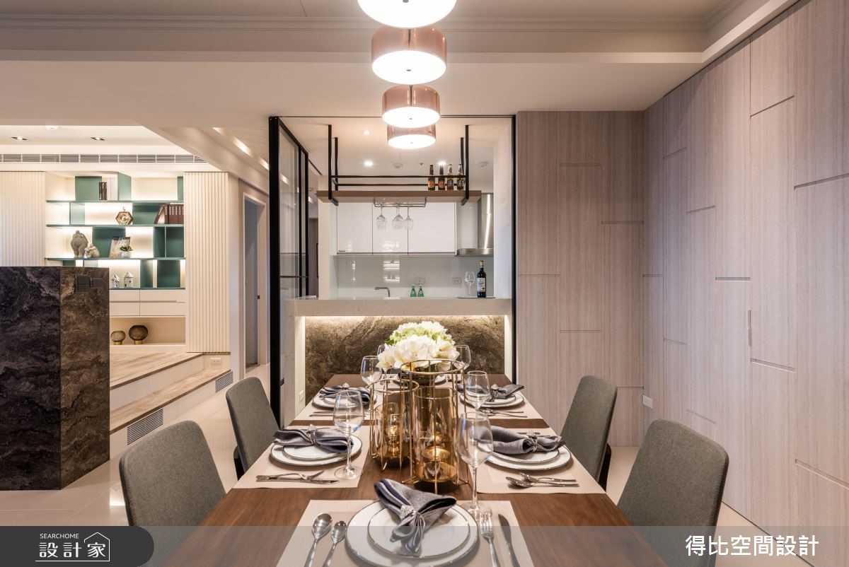 35坪新成屋(5年以下)＿現代風餐廳案例圖片＿得比空間設計有限公司＿得比_70之14