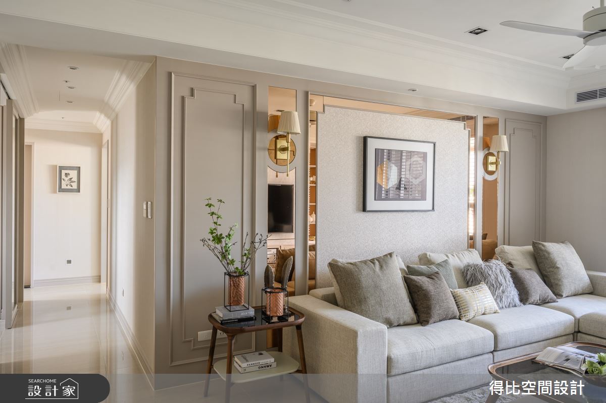 36坪新成屋(5年以下)＿美式新古典客廳案例圖片＿得比空間設計有限公司＿得比_72之11