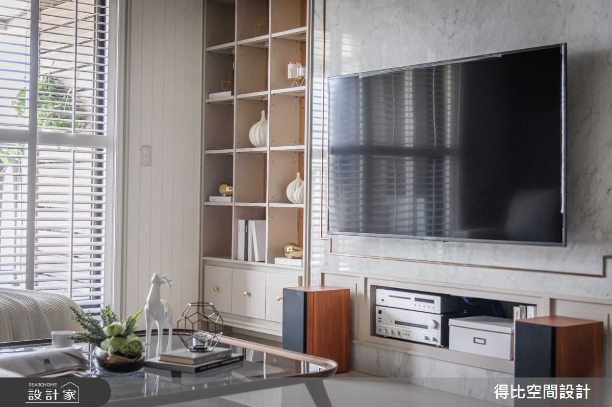 36坪新成屋(5年以下)＿美式新古典客廳案例圖片＿得比空間設計有限公司＿得比_72之5