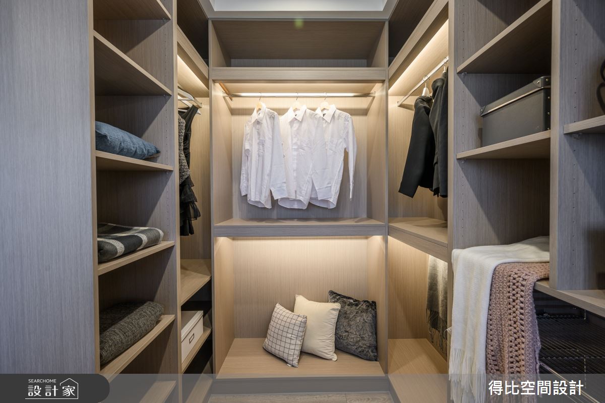 36坪新成屋(5年以下)＿美式新古典更衣間案例圖片＿得比空間設計有限公司＿得比_72之31