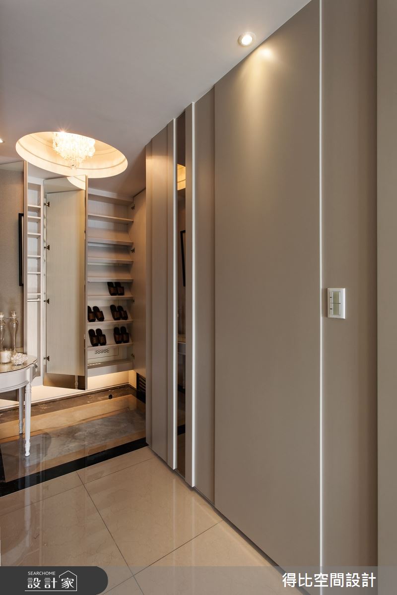 28坪新成屋(5年以下)＿奢華風玄關案例圖片＿得比空間設計有限公司＿得比_25之3