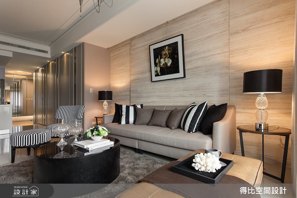 28坪新成屋(5年以下)＿奢華風客廳案例圖片＿得比空間設計有限公司＿得比_25之8