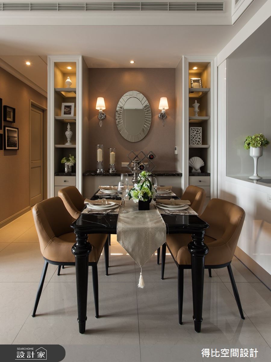 28坪新成屋(5年以下)＿奢華風餐廳案例圖片＿得比空間設計有限公司＿得比_25之11
