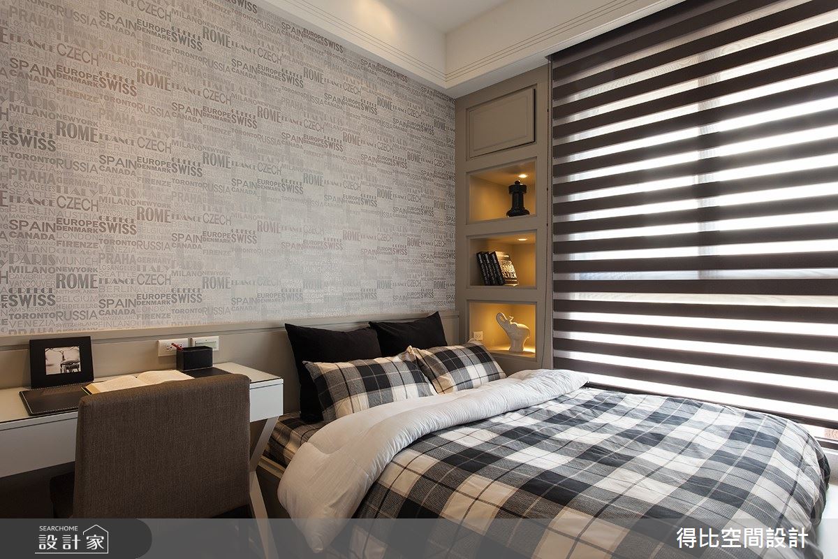 28坪新成屋(5年以下)＿奢華風客房案例圖片＿得比空間設計有限公司＿得比_25之16