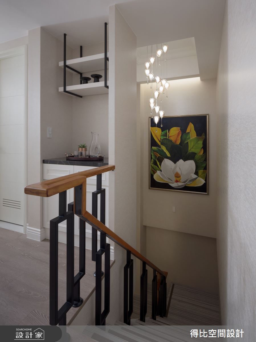 85坪新成屋(5年以下)＿新古典樓梯案例圖片＿得比空間設計有限公司＿得比_71之16