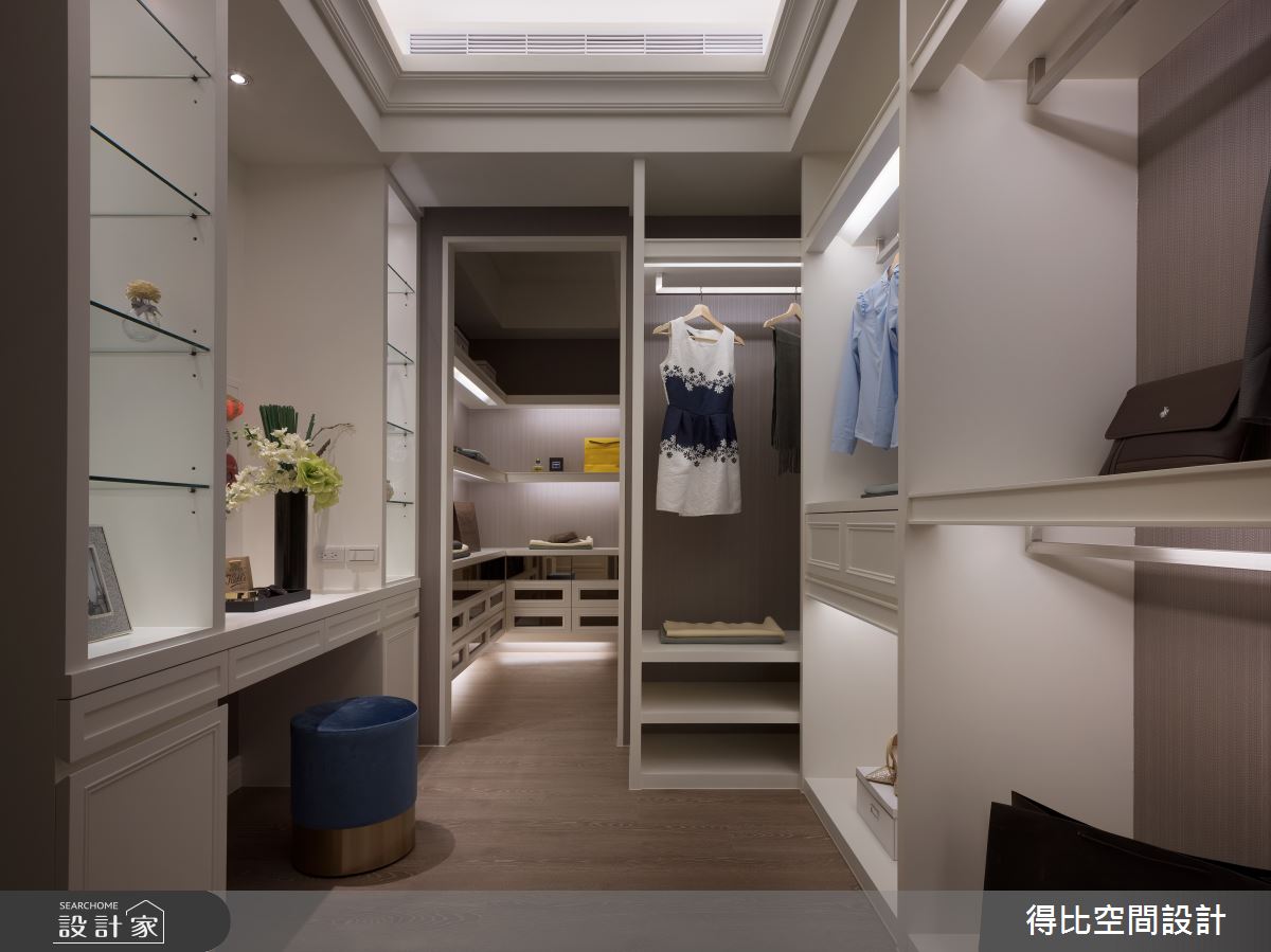 85坪新成屋(5年以下)＿新古典更衣間案例圖片＿得比空間設計有限公司＿得比_71之28
