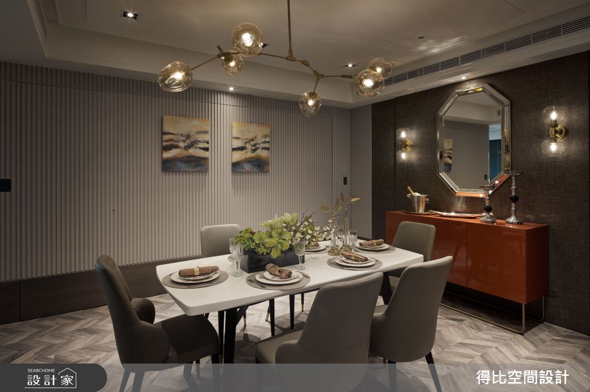 38坪新成屋(5年以下)＿現代風餐廳案例圖片＿得比空間設計有限公司＿得比_59之14