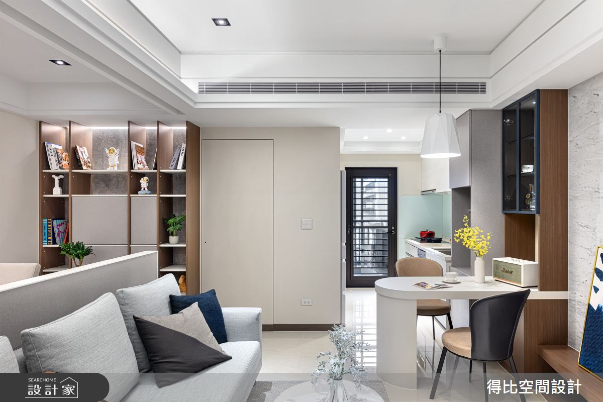 14坪預售屋＿現代風客廳餐廳廚房案例圖片＿得比空間設計有限公司＿得比_75之3