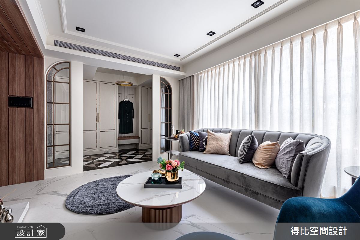 120坪老屋(16~30年)＿美式風玄關客廳案例圖片＿得比空間設計有限公司＿得比_76之8