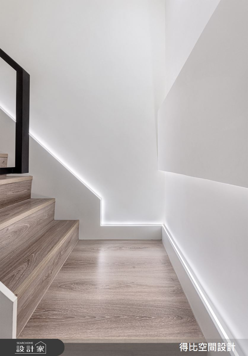 120坪老屋(16~30年)＿美式風樓梯案例圖片＿得比空間設計有限公司＿得比_76之19