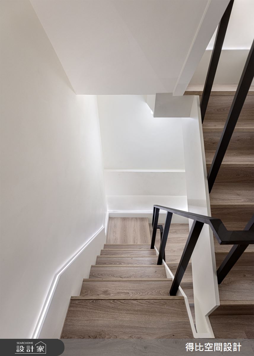 120坪老屋(16~30年)＿美式風樓梯案例圖片＿得比空間設計有限公司＿得比_76之20