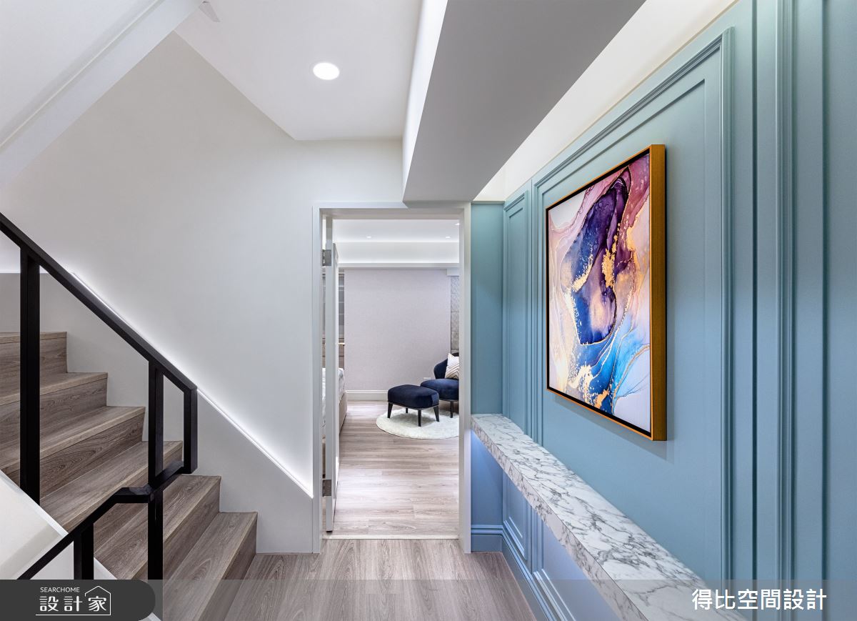 120坪老屋(16~30年)＿美式風樓梯案例圖片＿得比空間設計有限公司＿得比_76之21