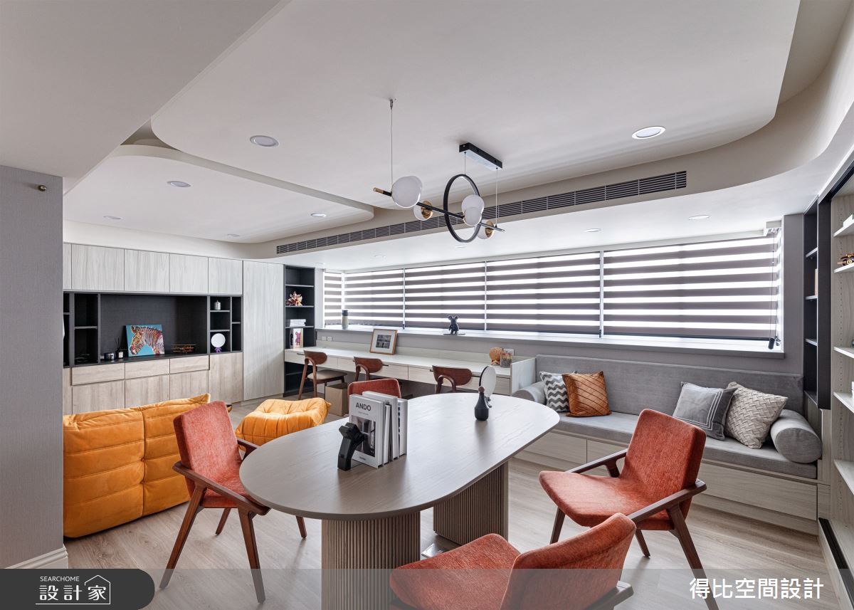 120坪老屋(16~30年)＿美式風書房多功能室案例圖片＿得比空間設計有限公司＿得比_76之23