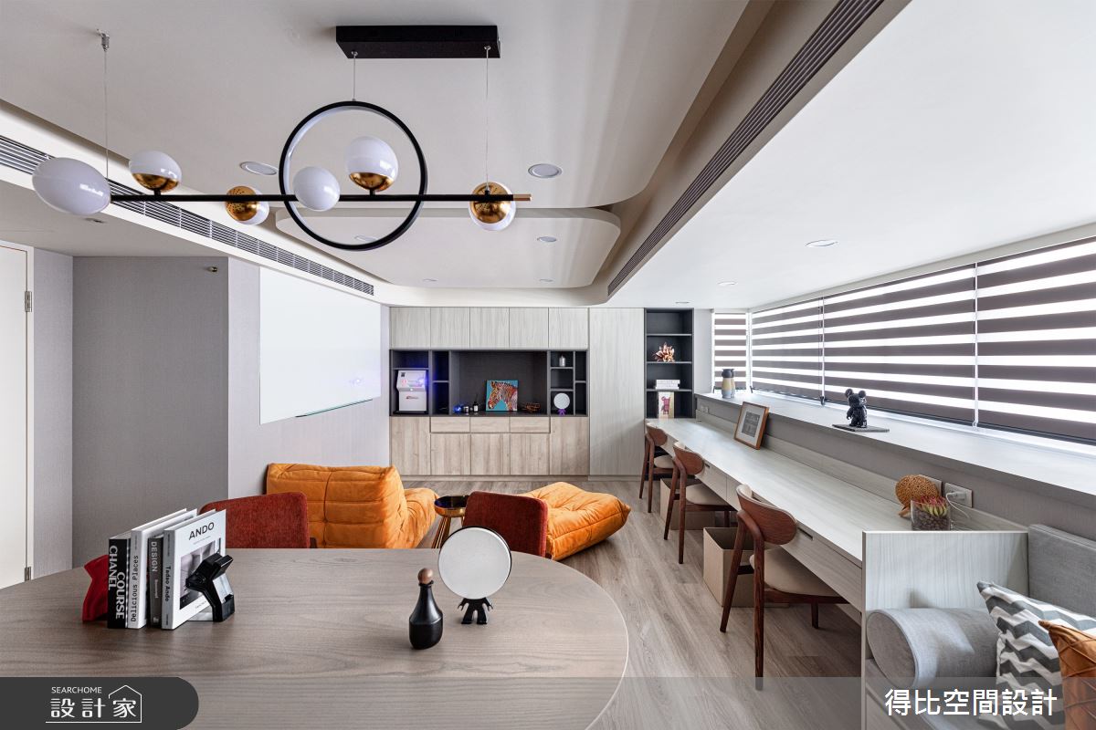 120坪老屋(16~30年)＿美式風書房多功能室案例圖片＿得比空間設計有限公司＿得比_76之26