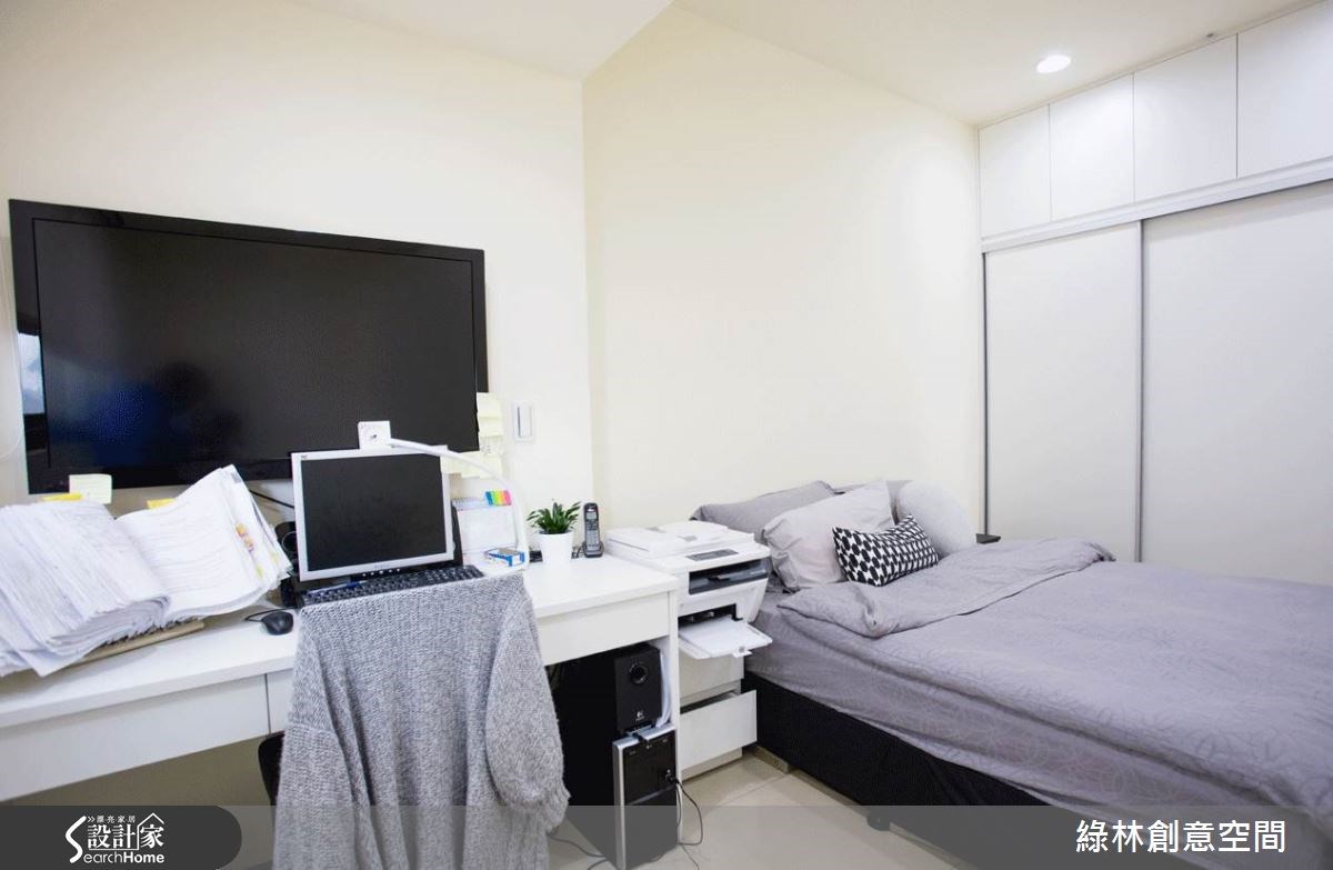 27坪新成屋(5年以下)＿簡約風臥室案例圖片＿綠林創意空間＿綠林_01之12