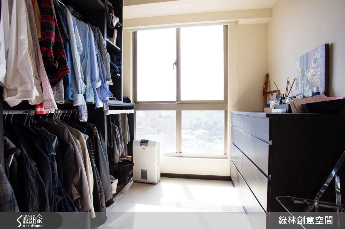 27坪新成屋(5年以下)＿簡約風更衣間案例圖片＿綠林創意空間＿綠林_01之16
