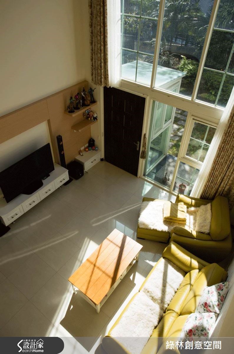 35坪中古屋(5~15年)＿鄉村風客廳案例圖片＿綠林創意空間＿綠林_02之5