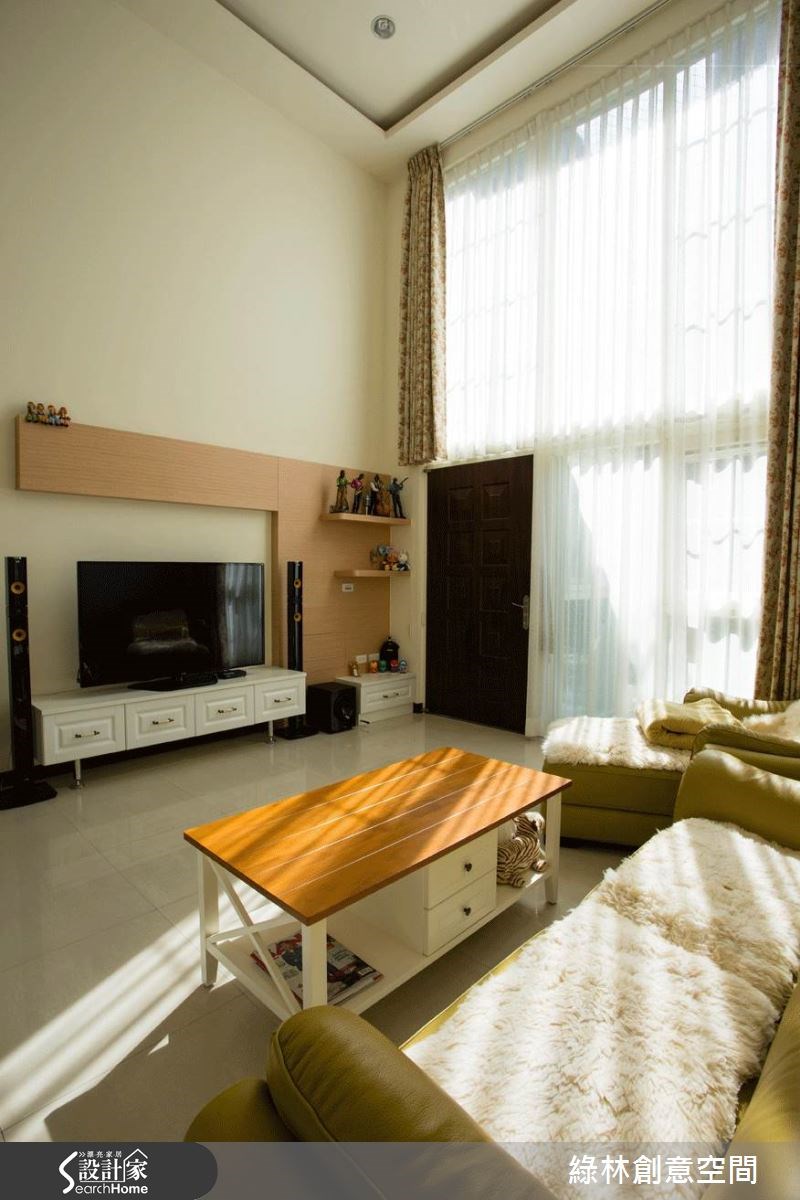 35坪中古屋(5~15年)＿鄉村風客廳案例圖片＿綠林創意空間＿綠林_02之6