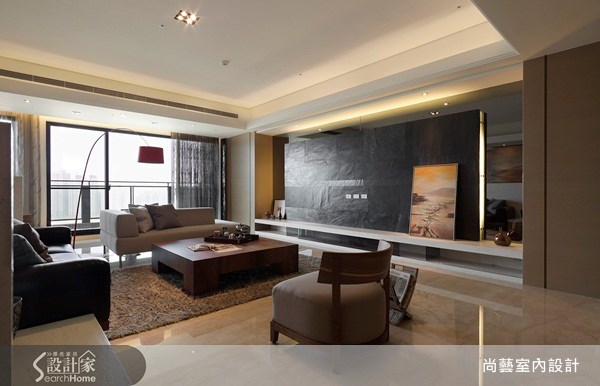 50坪新成屋(5年以下)＿現代風客廳案例圖片＿尚藝室內設計＿尚藝_09之2